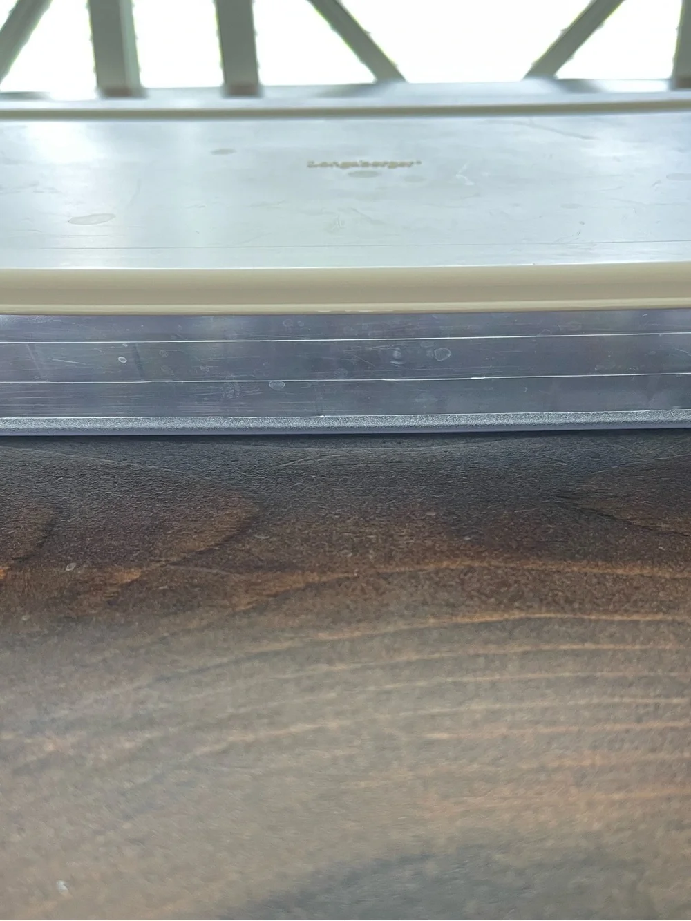 Longaberger Plastic Protector Lid and Container